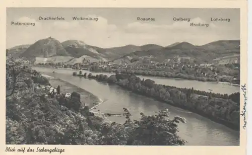 Blick auf das Siebengebirge gl1952 11.668