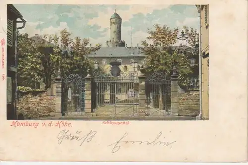 Homburg v. d. Höhe Schlossportal gl1903 12.351