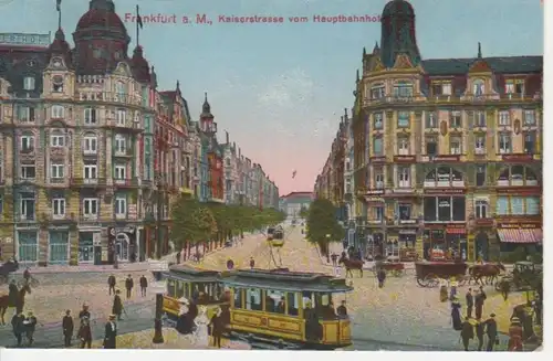 Frankfurt a. M. Kaiserstrasse vom Hbf gl1918 12.624