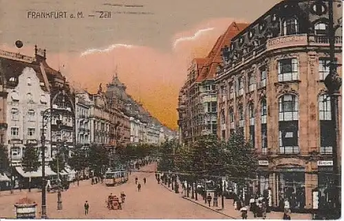 Frankfurt/M Viel los auf der Zeil ... gl1925 B0.061