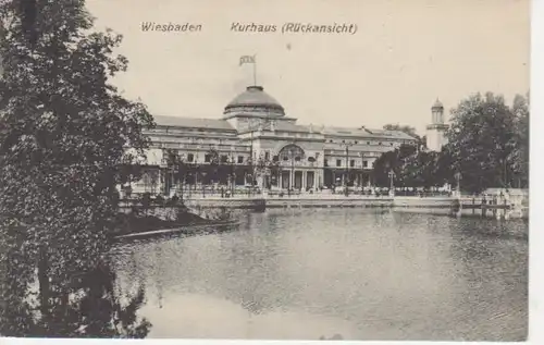 Wiesbaden - Kurhaus (Rückansicht) gl1909 12.717