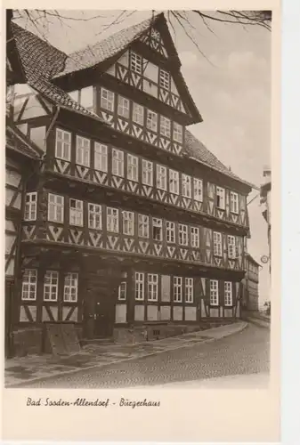 Bad Sooden-Allendorf Bürgerhaus Fotokarte ngl 12.009