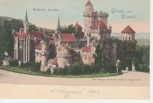 Kassel Wilhelmshöhe Löwenburg ngl 12.426