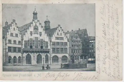 Gruß aus Frankfurt a. Main Der Römer gl1901 11.859