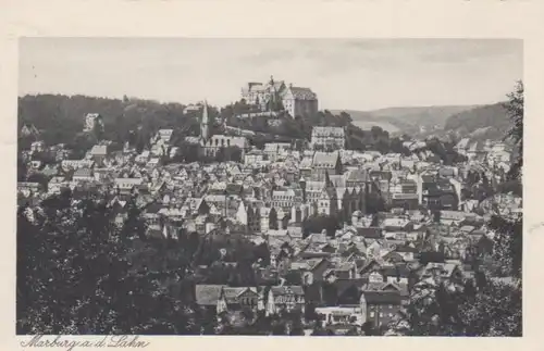 Marburg an der Lahn Gesamtansicht feldpgl1941 12.653
