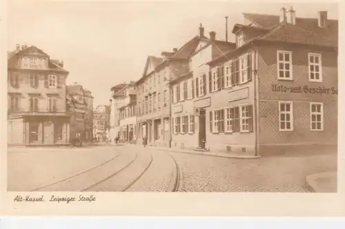 Alt-Kassel Leipziger Straße Fotokarte ngl 10.041
