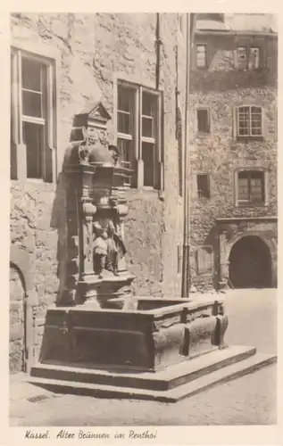 Kassel Alter Brunnen im Renthof ngl 12.533