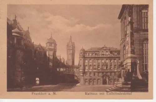 Frankfurt Main Rathaus Einheitsdenkmal gl1919 12.430