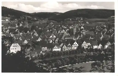 Nagold Blick vom Schlossberg Fotokarte ngl 9.933