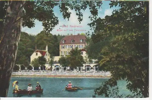 Bad Nauheim Blick auf das Teichhaus bahnpgl1912 12.549