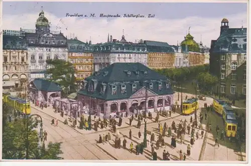 Frankfurt Hauptwache Schillerplatz Zeil gl1929 12.431