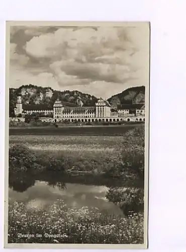 Beuron im Donautal von der Donau gl1939 14.289
