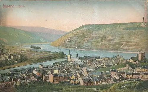 Bingen am Rhein Panorama gl1909 130.933