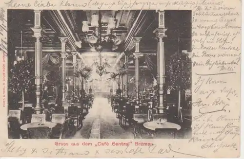 Bremen-Gruss aus dem "Café Central" gl1900 70.056