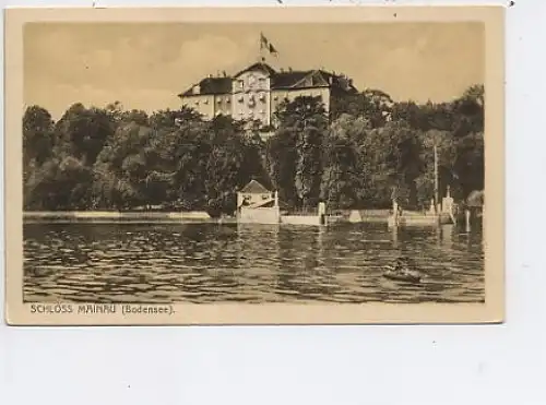 Insel Mainau Blick auf's Schloß ngl 14.233