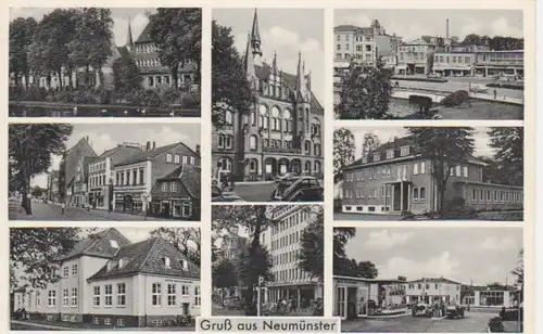 Gruss aus Neumünster Mehrbildkarte gl1957 10.242