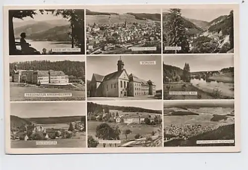 Friedenweiler Schwarzwald 9 Ansichten gl1954? 30.163