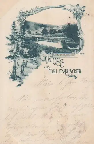 Fohlenplacken Gastwirtschaft Röber gl1898 10.137