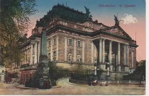 Wiesbaden Königl. Theater gl1918 10.405