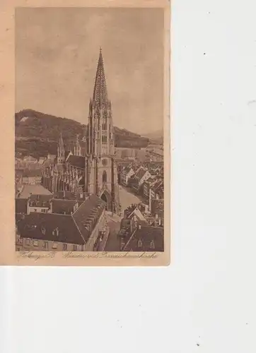 Freiburg - Münster von Franziskanerkirche gl1923 13.013