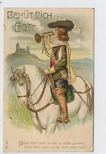 Behüt' Dich Gott! Prägedruck ngl 30.101