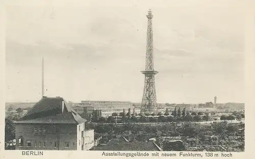 Berlin Ausstellungsgelände mit Funkturm ngl 117.375