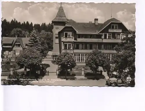Königsfeld Schwarzwald Heim Doniswald gl1957 17.318
