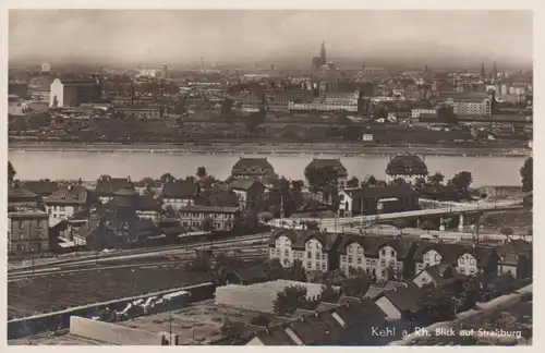 Kehl a. Rh. - Blick auf Straßburg ngl 10.988