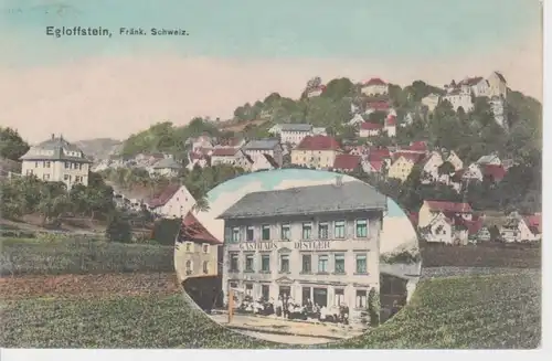 Egloffstein,Fränk.Schweiz-Gasthaus Distel gl1909 10.779