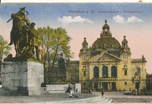 Frankfurt a.M. Denkmal Schauspielhaus ngl 132.113