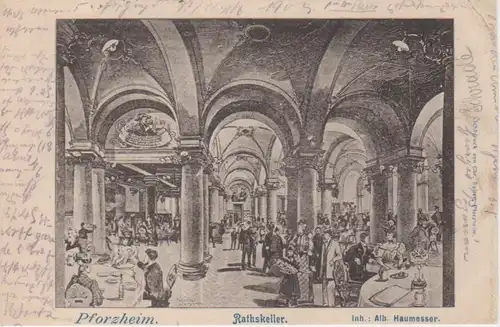 Pforzheim - Rathskeller gl1903 10.813