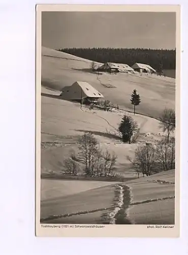 Todtnauberg Schwarzwaldhäuser im Schnee gl19 14.306