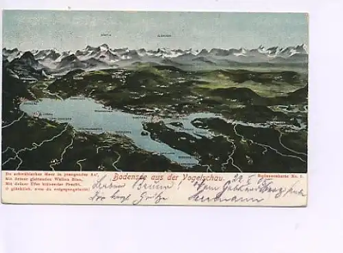 Bodensee aus der Vogelschau gl1905 14.498