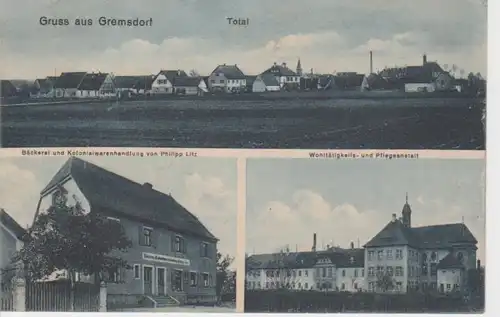 Gruss aus Gremsdorf- Total,Bäckerei gl1925 10.789