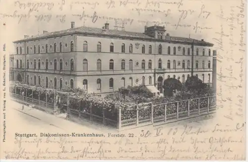 Stuttgart, Diakonissen-Krankenhaus gl1903 10.904
