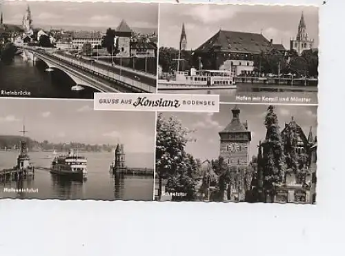 Konstanz Bodensee 4 Ansichten ngl 14.248