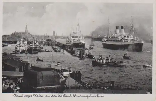 Hamburger Hafen, St. Pauli Landungsbrücken ngl 70.084
