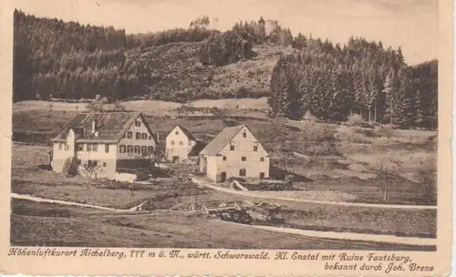 Aichelberg Dorf Ruine Fautsburg gl1924 10.921