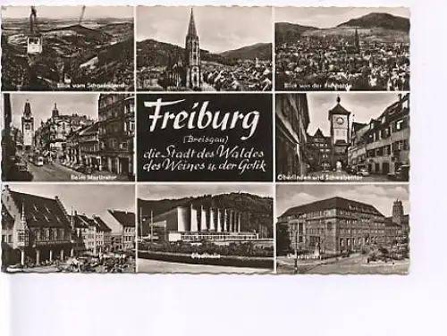 Freiburg i.Br. 8 Ansichten ngl 17.925