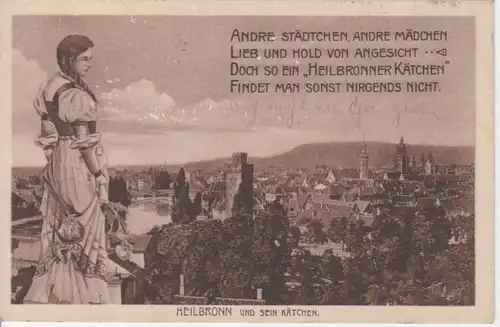 Heilbronn und sein Kätchen gl1913 10.935