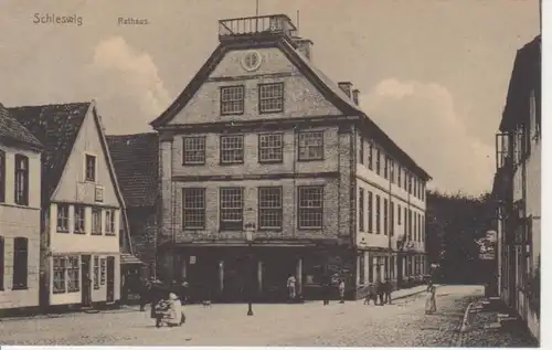 Schleswig Rathaus um 1910 ngl 65.759