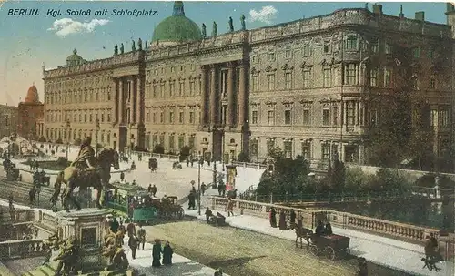 Berlin Schloss mit Schlossplatz gl1915 117.643