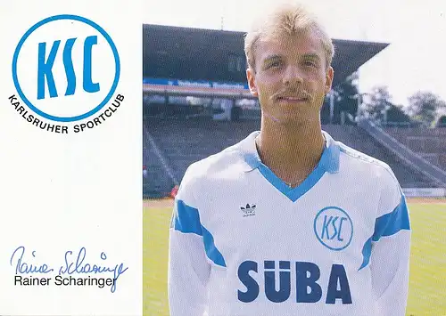 Fußball: Karlsruher SC Rainer Scharinger 112.369