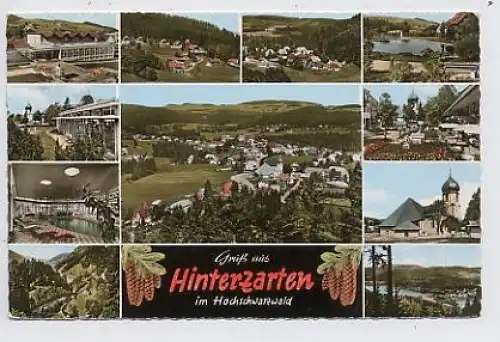 Hinterzarten Schwarzwald 11 Ansichten gl1964 30.224