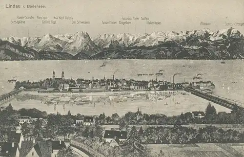 Lindau im Bodensee und Umgebung gl1912 109.034