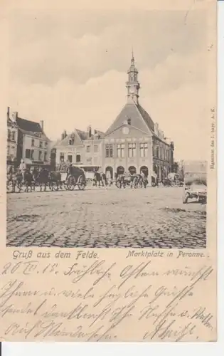 Peronne Marktplatz feldpgl1915 201.348