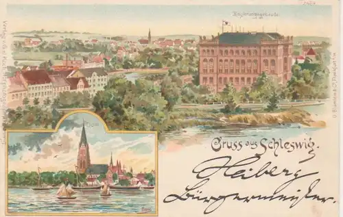 Schleswig Grußlitho 2 Bilder gl1900 65.791