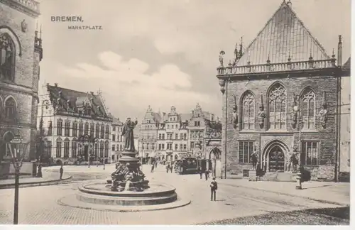 Bremen - Marktplatz, Brunnen ngl 70.010