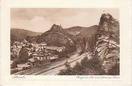 Altenahr mit Bahnhof ngl 19.845