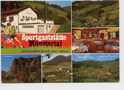 Sportgaststätte Münstertal, Teilansichten ngl 35.221